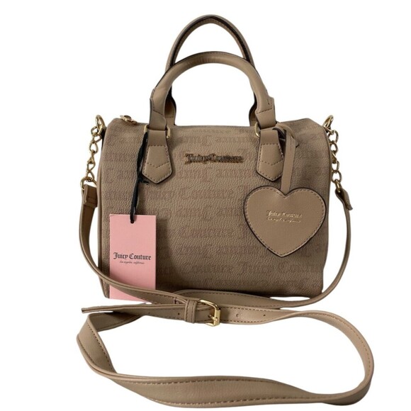 NWT Juicy Couture Cafe Bestsellers Fame Handbag Faux Leather